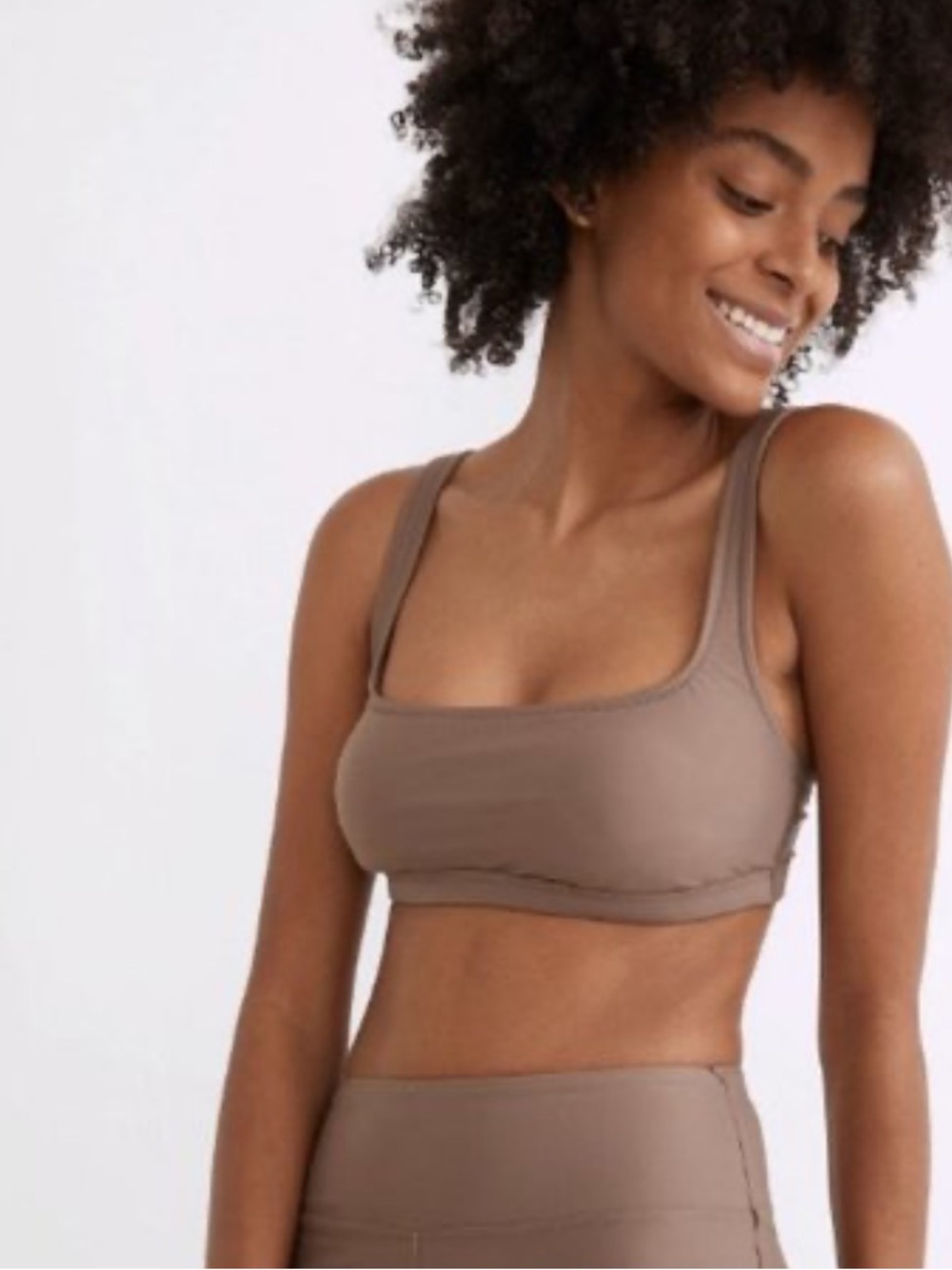 Madewell Second Wave
Balconette Bikini Top Brown Size
M